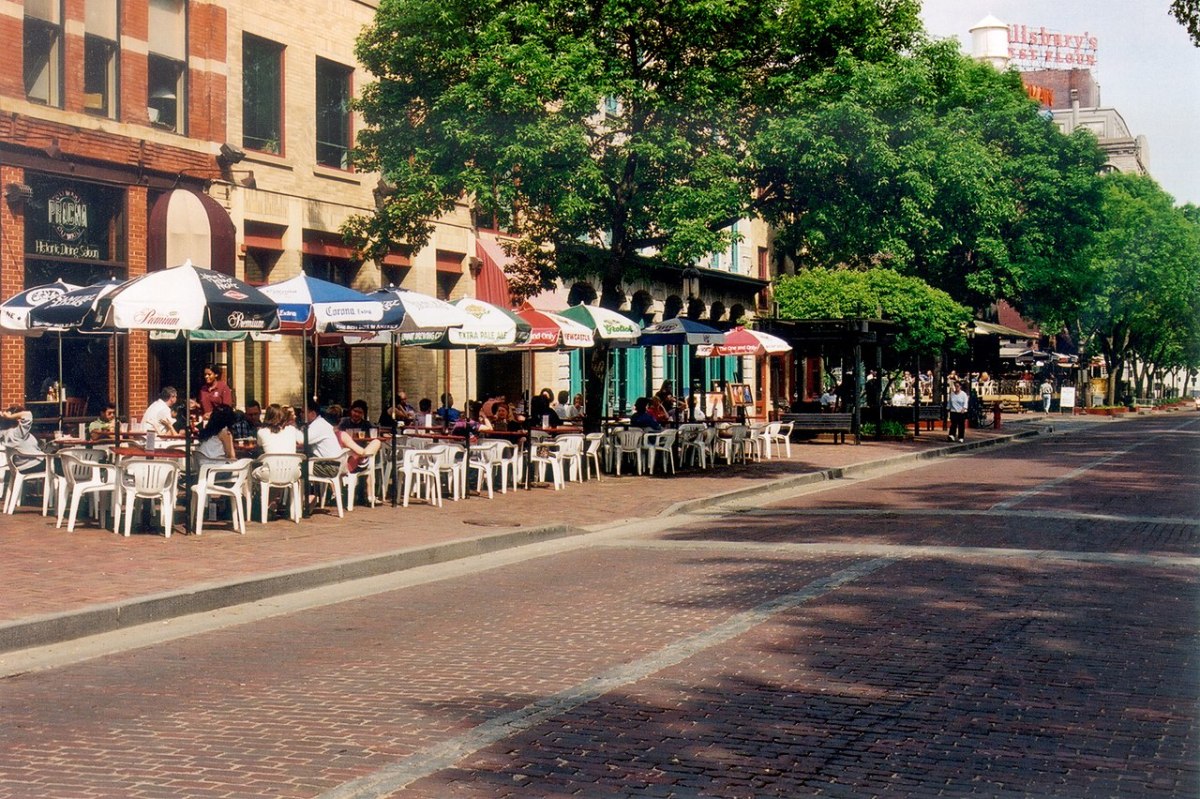 Outdoor cafes