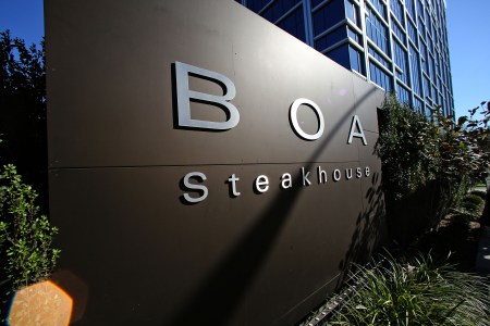 A view of Boa Steakhouse in West Hollywood on September 01, 2014 in Los Angeles, California. (Photo by FG/Bauer-Griffin/GC Images)