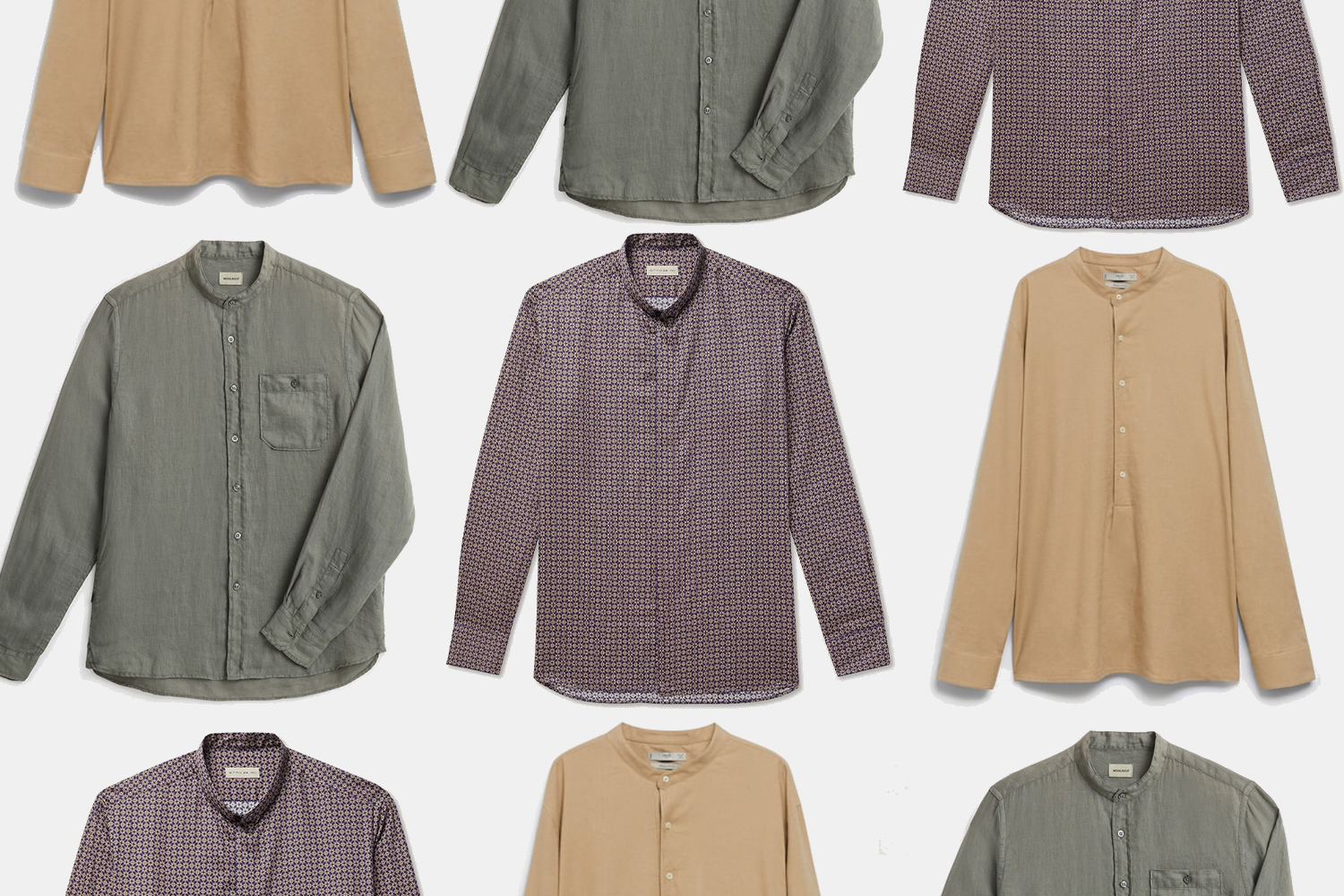 The Band-Collar Shirt Is the Perfect Addition to Your Summer Wardrobe