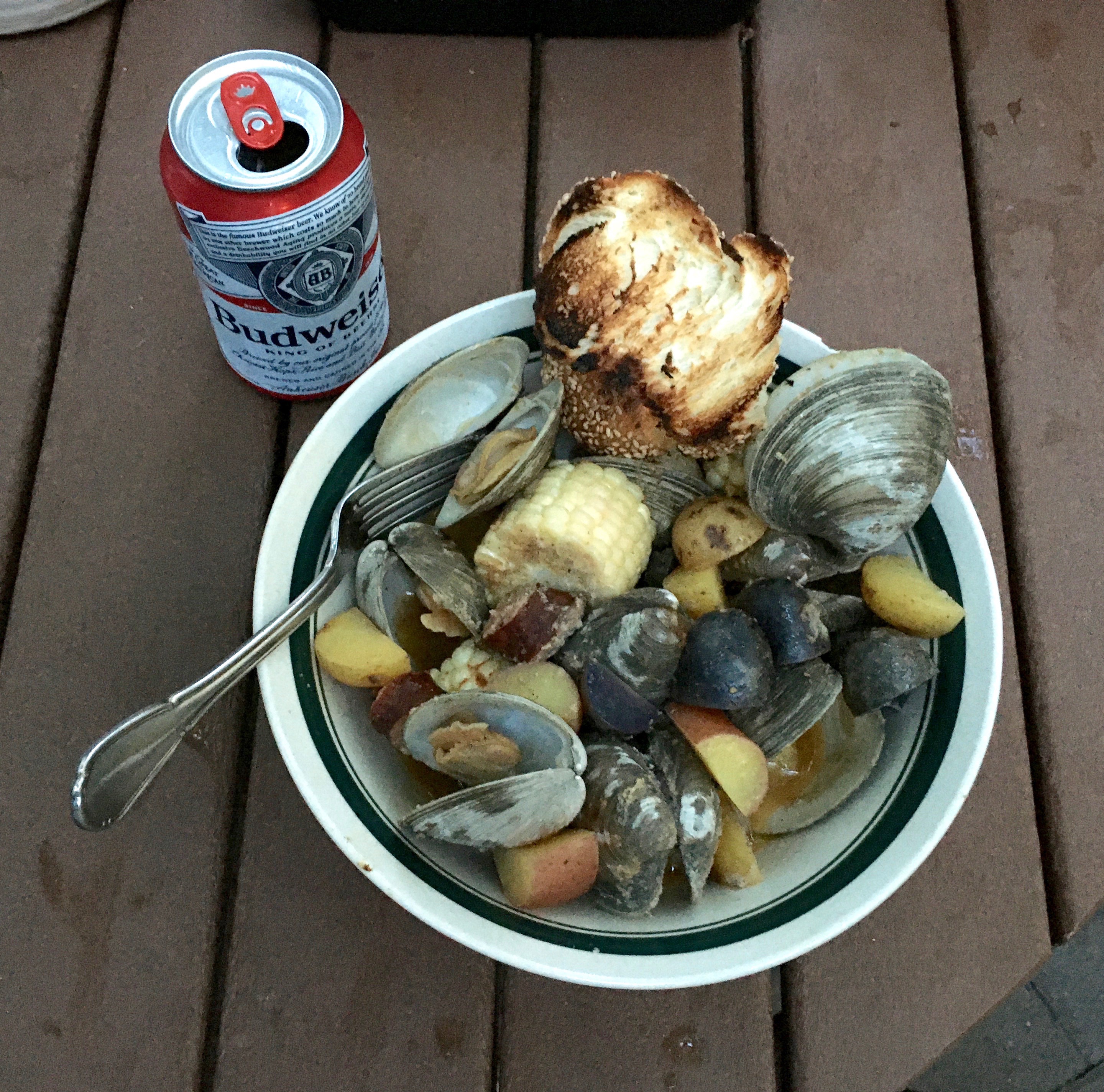 Grilled clambake