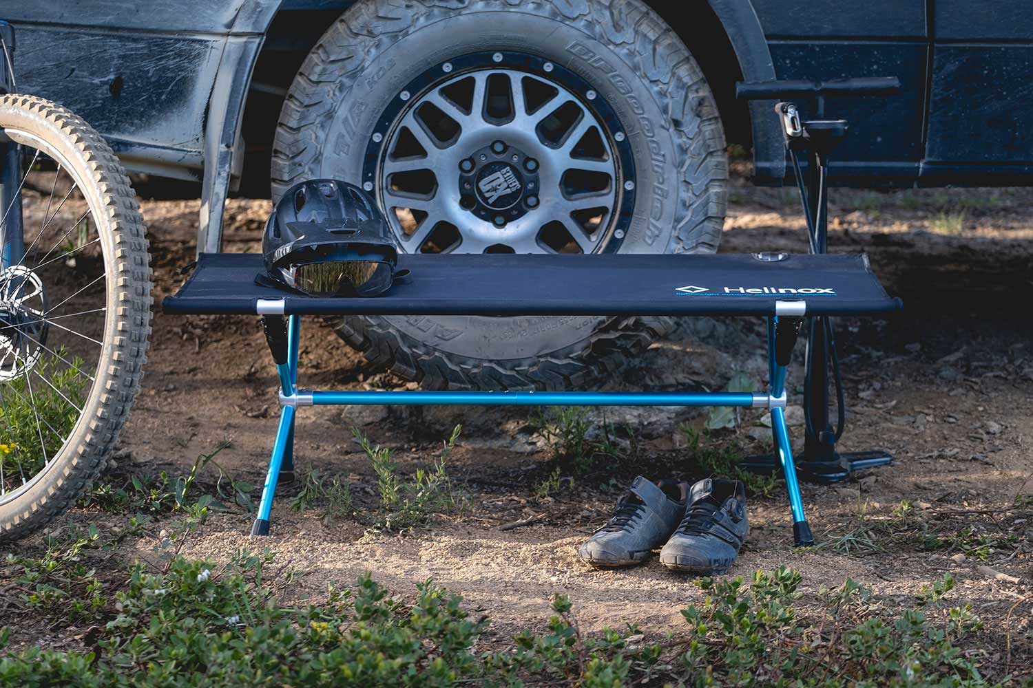 Helinox Just Released the First-Ever Portable Camp Bench