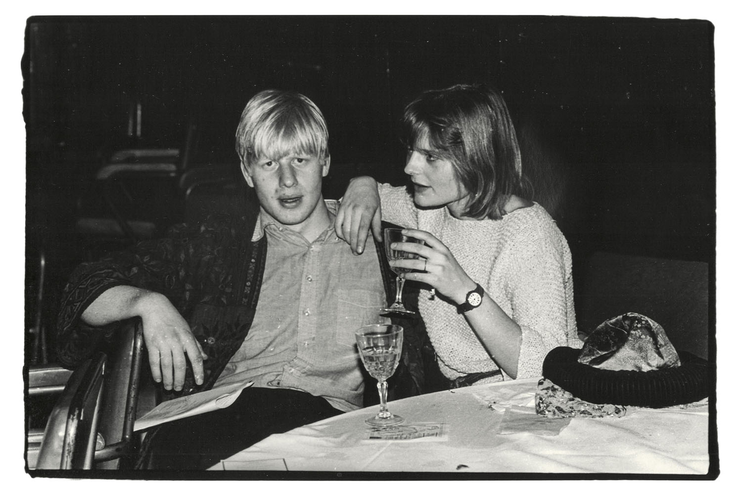 Boris Johnson and Allegra Mostyn-Owen, Sultans Ball, 1986<br>