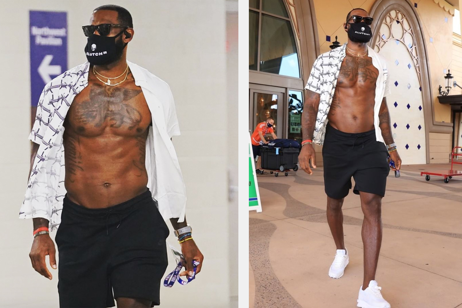 Get the Look: Are You, Like LeBron, Capable of Pulling Off the Open-Chested Shirt?