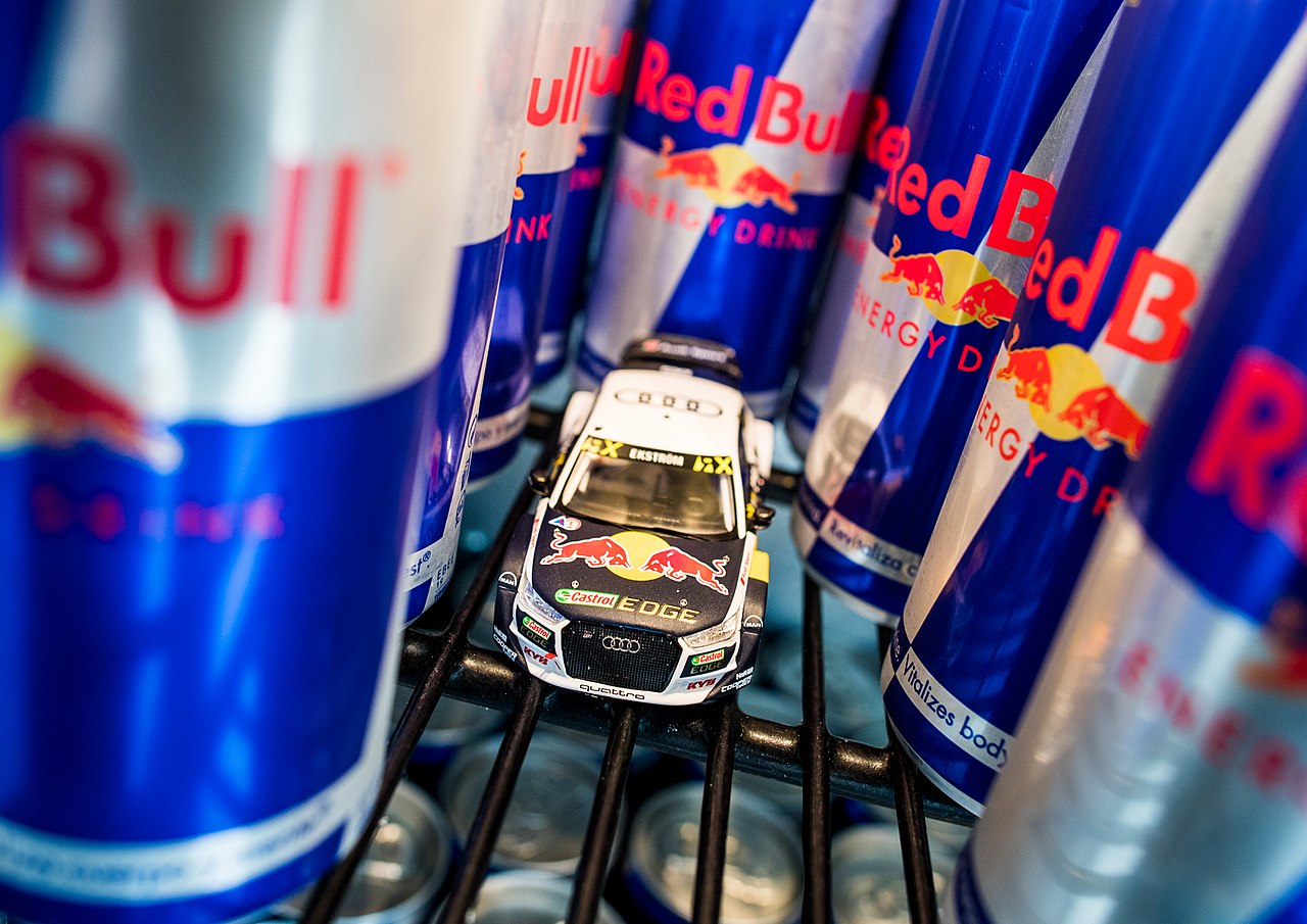 Red Bull cans