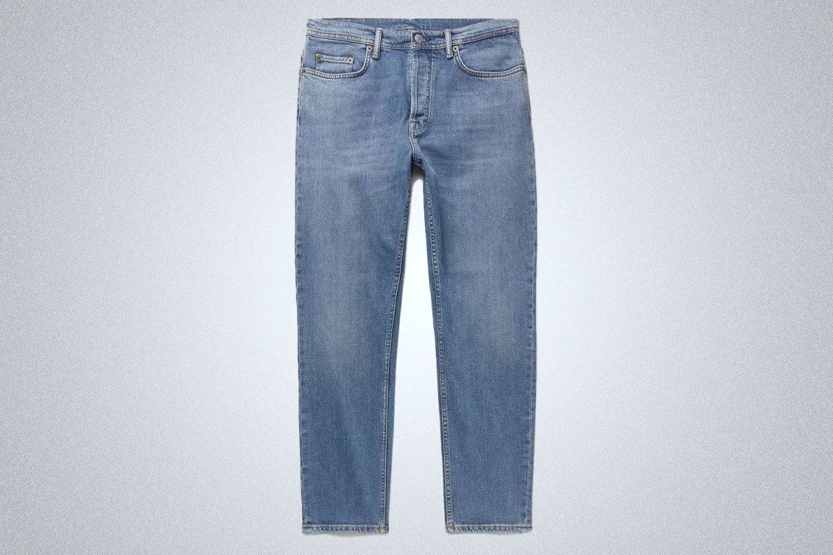 Acne Studios Slim-Fit Tapered Stretch-Denim Jeans