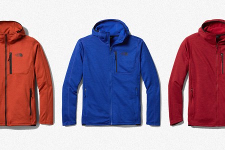 Three men's fleece Canyonlands Hoodies from The North Face