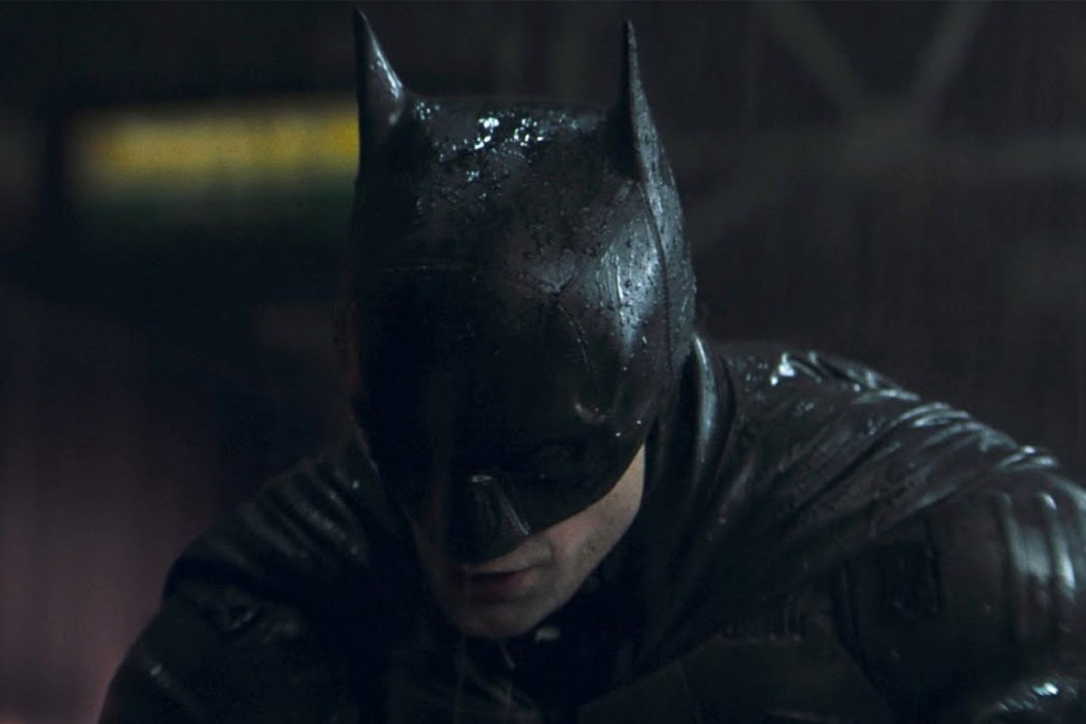 Robert Pattinson as Batman in the new movie "The Batman"
