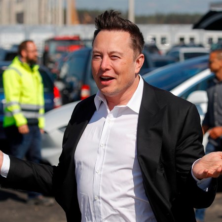 Tesla CEO Elon Musk on a recent visit to Germany