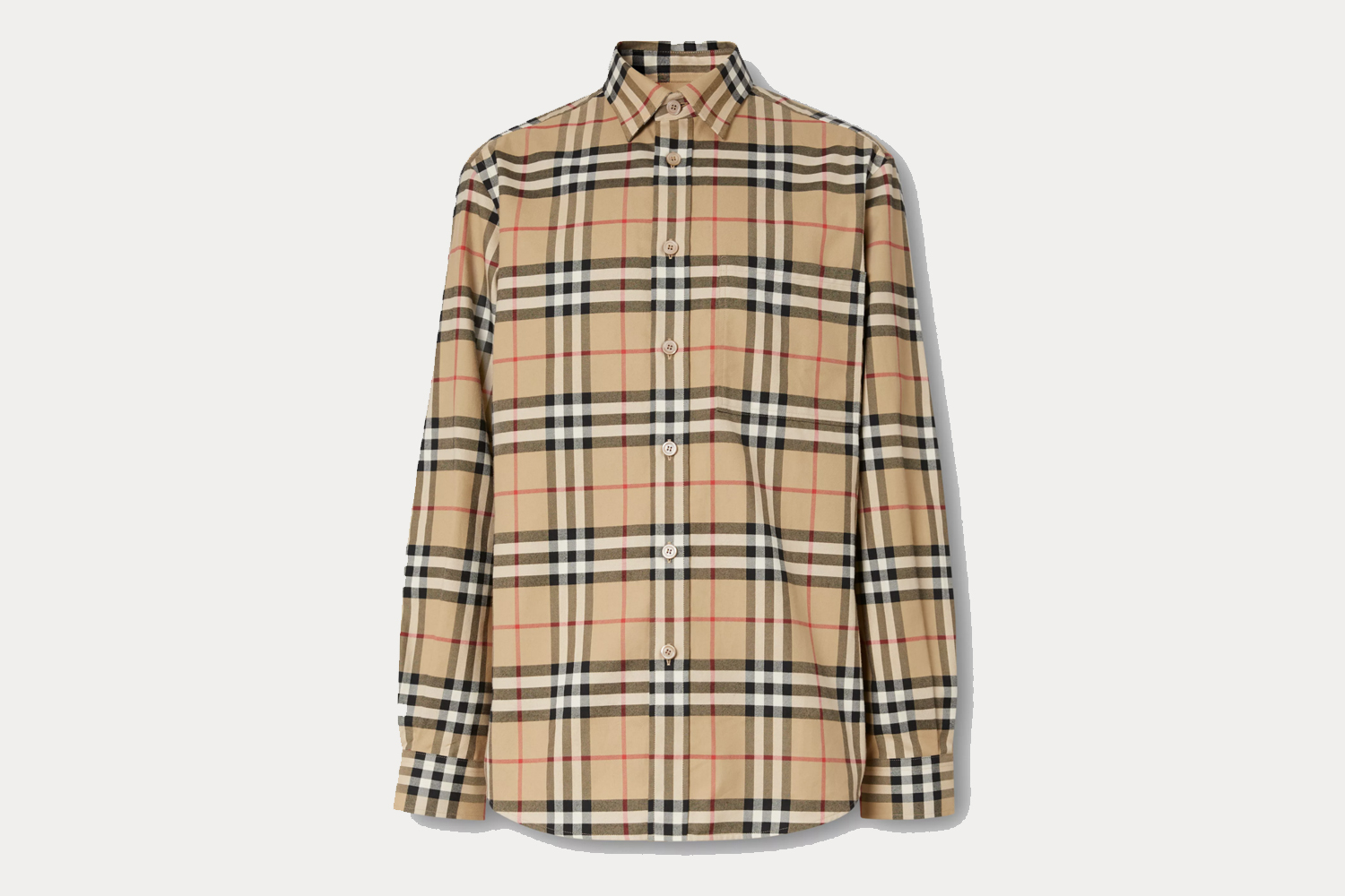 Burberry flannel shirt