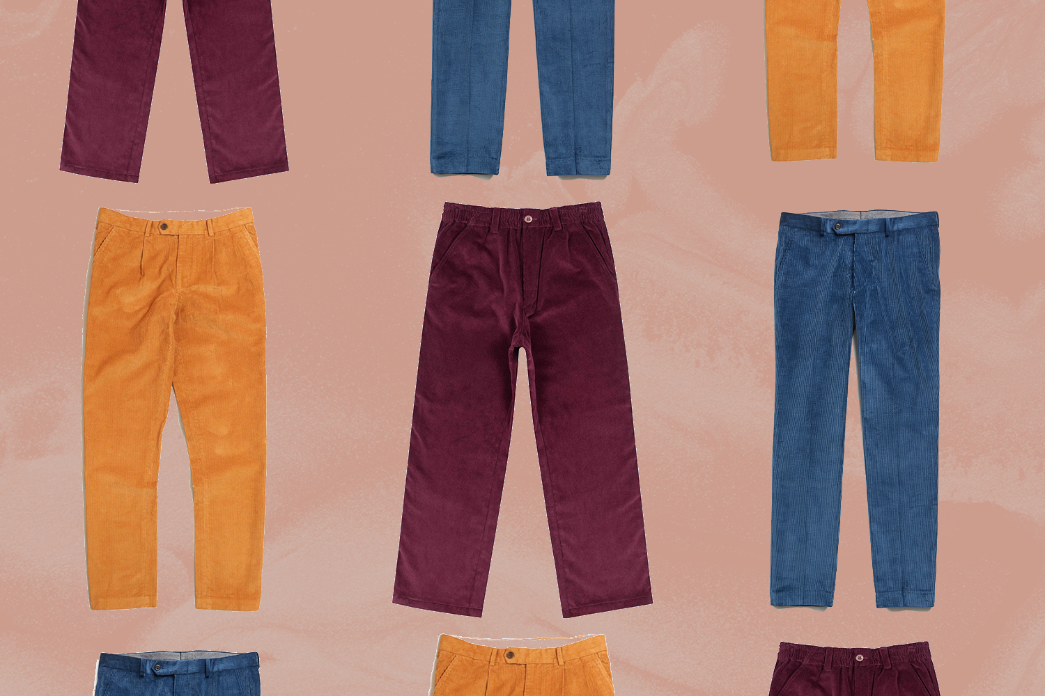 wide corduroy pants mens