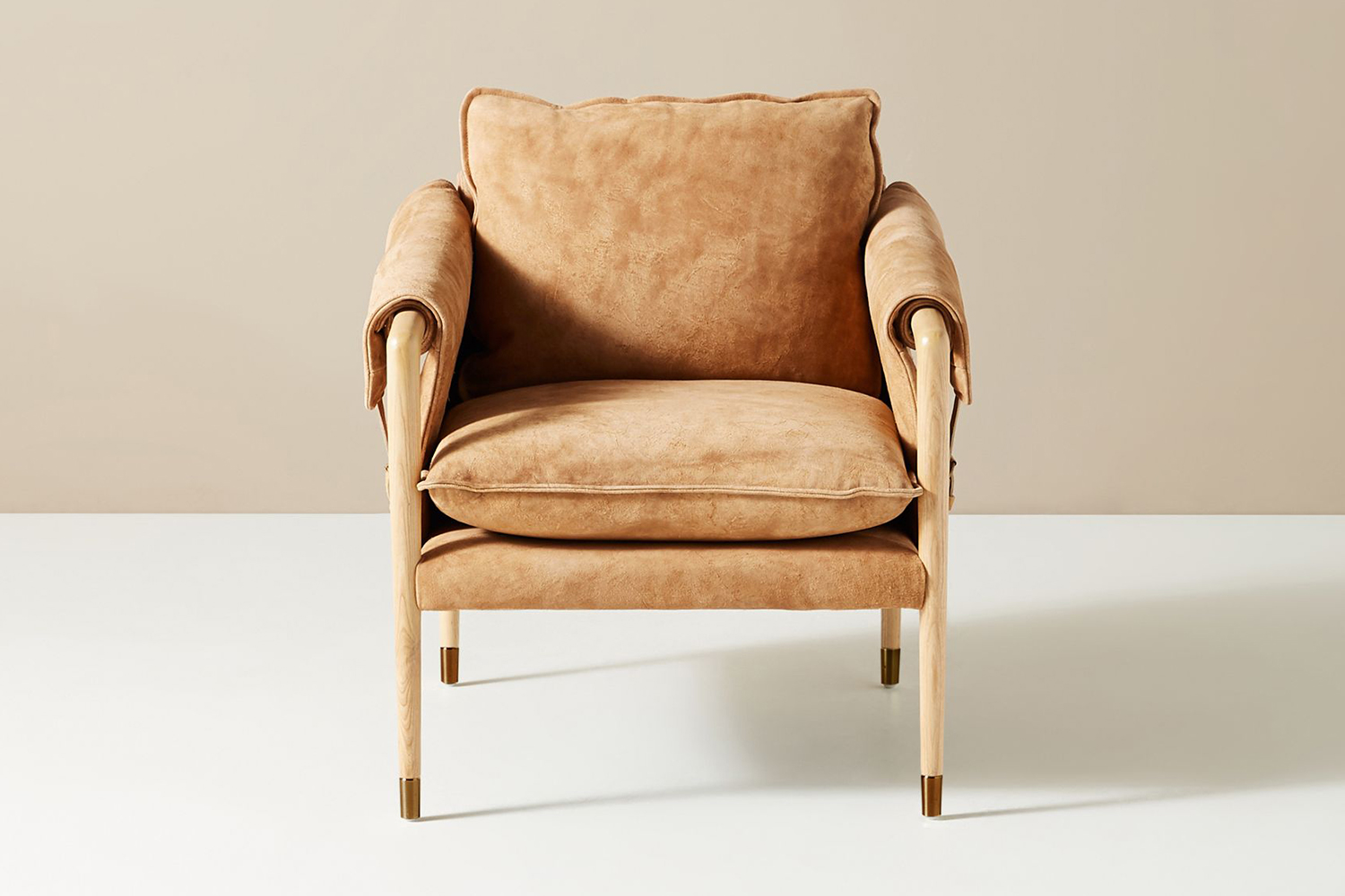 Havana Leather Chair in suede from Anthropologie