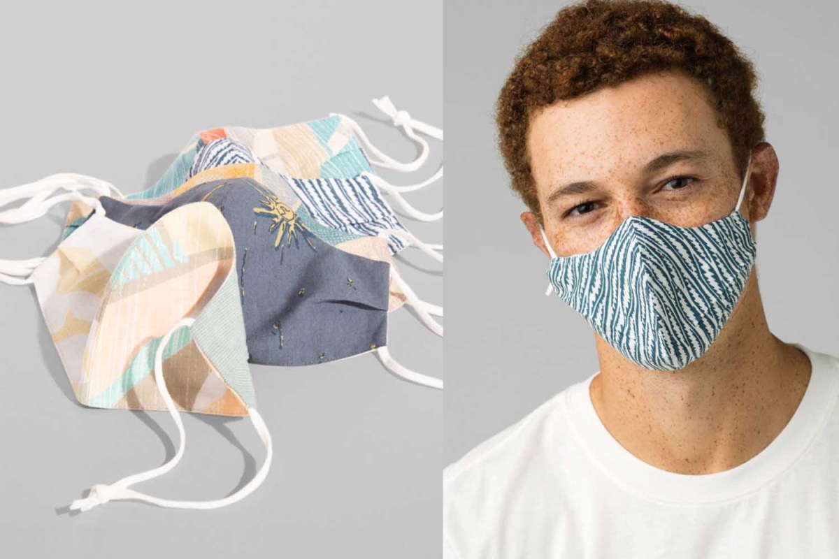 prAna Just Launched a Sustainable, Reversible and Adjustable Face Mask