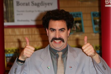 Sacha Baron Cohen as Borat