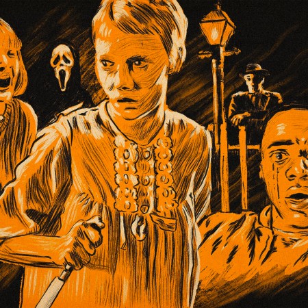 Classic horror film poster shows scream, rosemary's baby, night of the hunter, get out and creature from the black lagoon