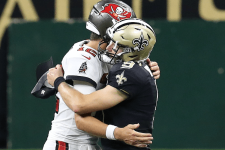 Tom Brady and Drew Brees Passing NFL TD Record Back and Forth This Season