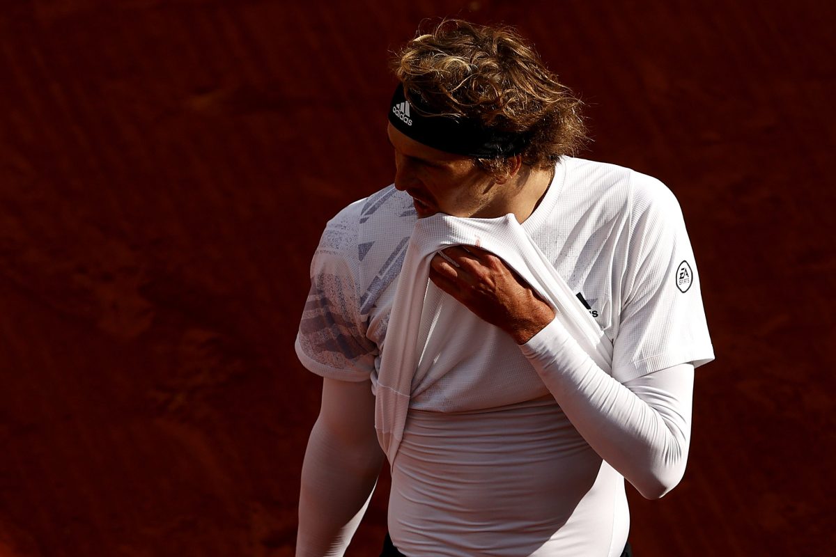 Alexander Zverev Was "Completely Sick" During French Open Loss