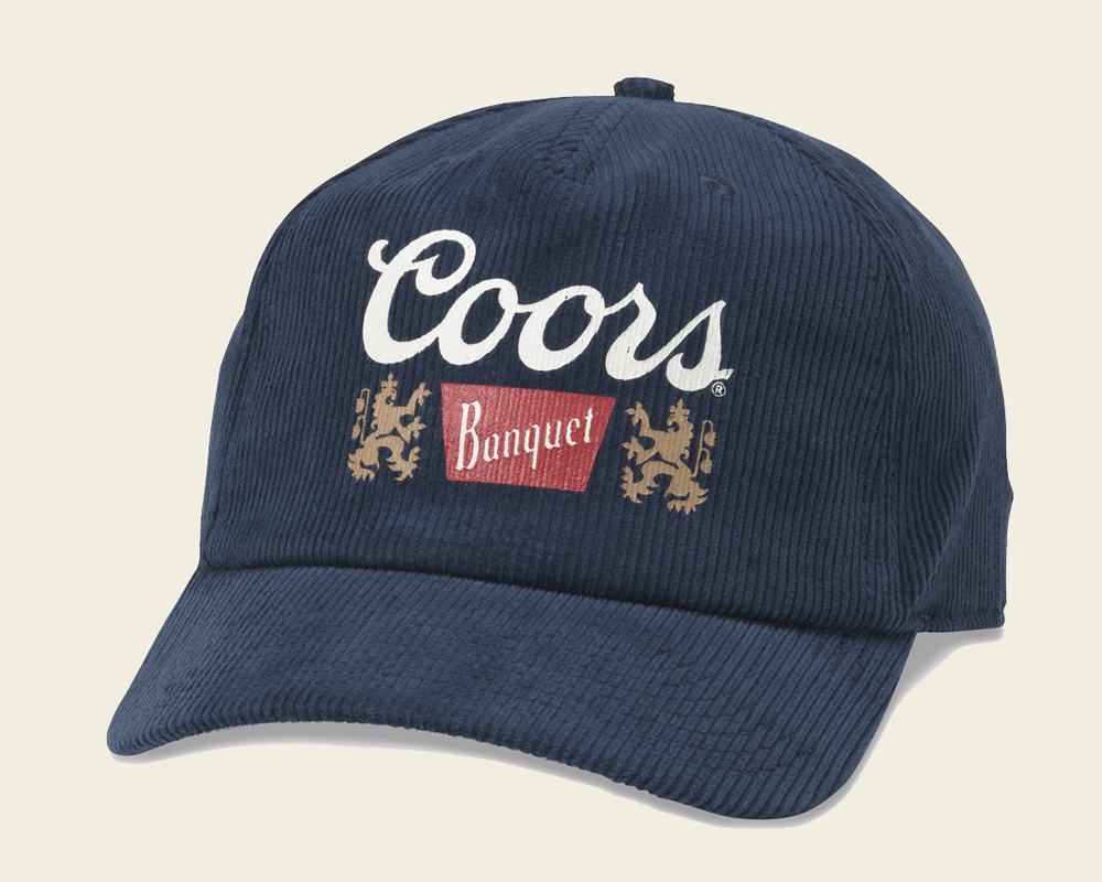 American Needle Coors Banquet Printed Corduroy Hat