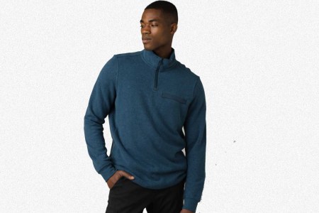 prana quarter zip sweater