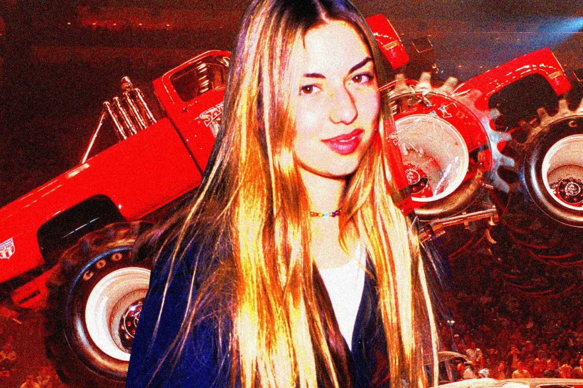 sofia coppola with monster truck 1994