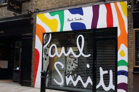 Paul Smith menswear store off Covent Garden in Central