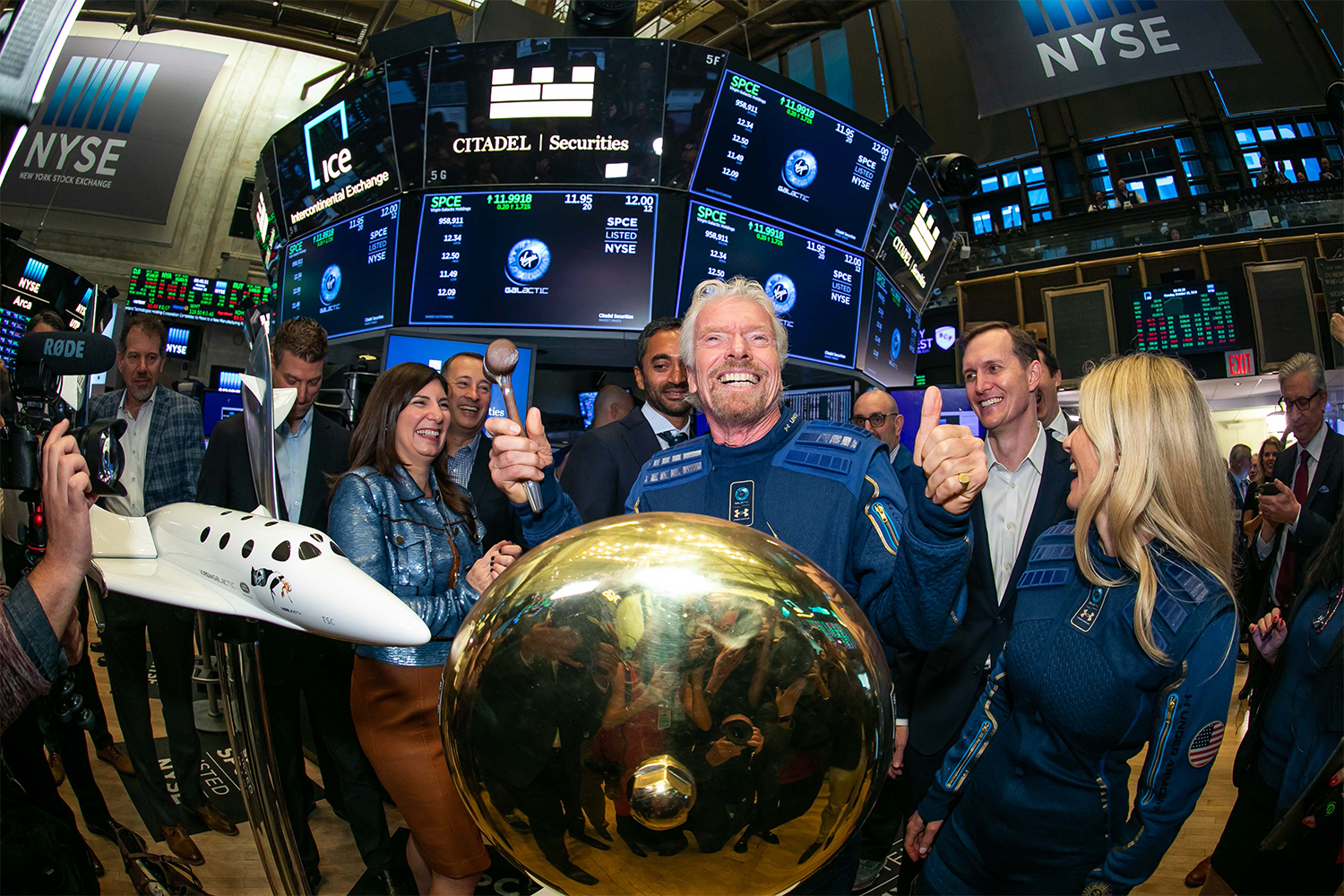 Richard Branson New York Stock Exchange