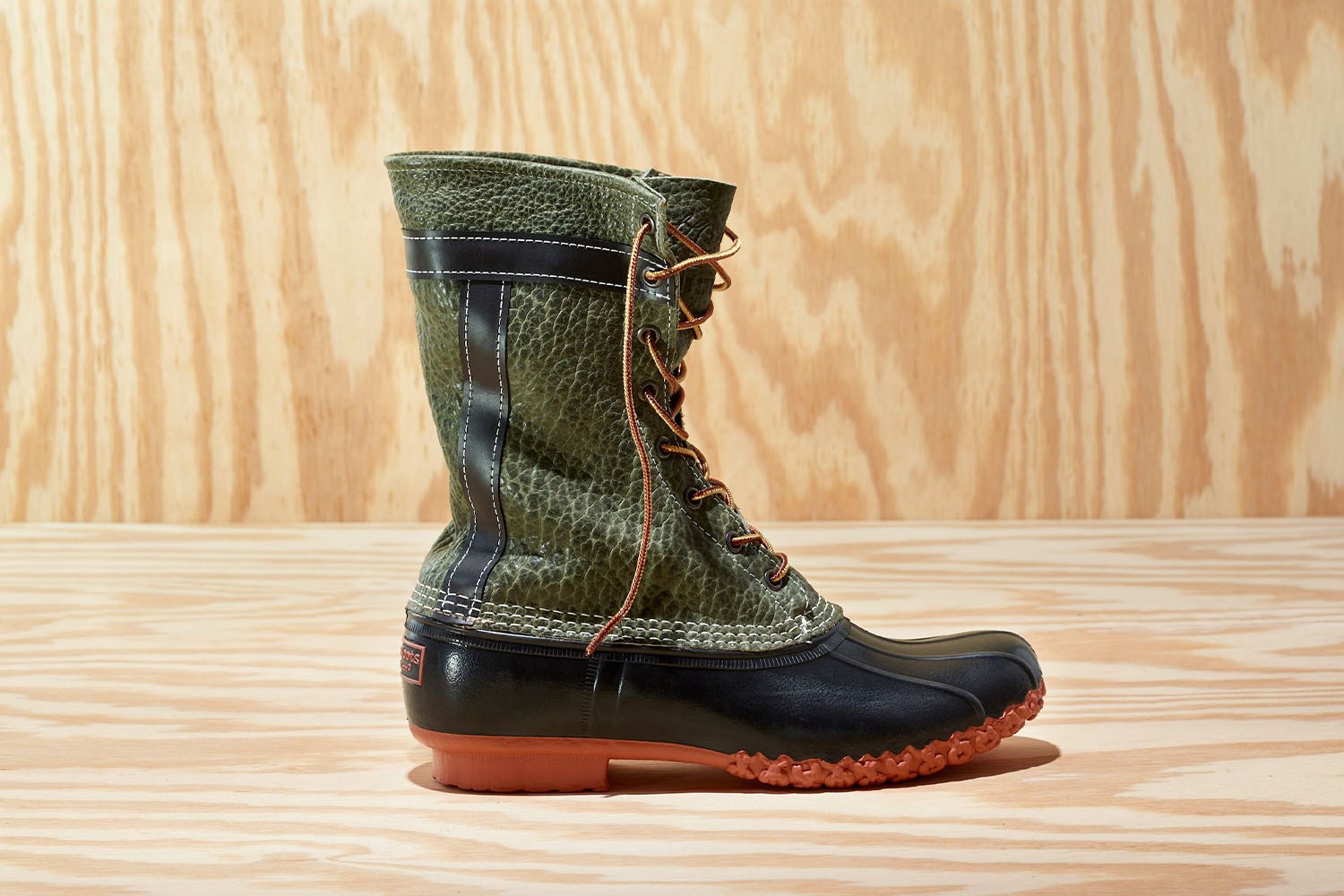 Todd Snyder x LL Bean Waxed Canvas Bean Boots Olive Mens 9 Made in USA NWOB 1604067734-bean-boot-  main image 3