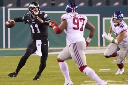 Eagles Fly Into First Place With "TNF" Win Over Giants