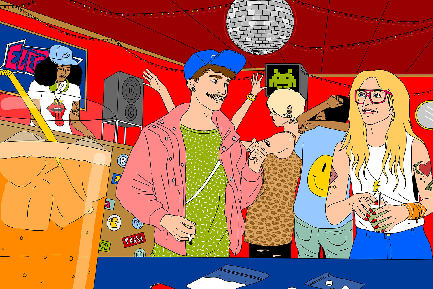 Williamsburg hipster DJ bars