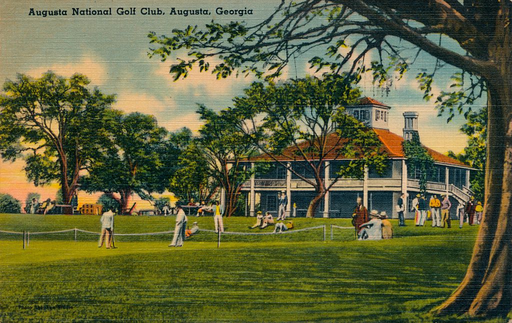Augusta National Golf Club House, 1943.