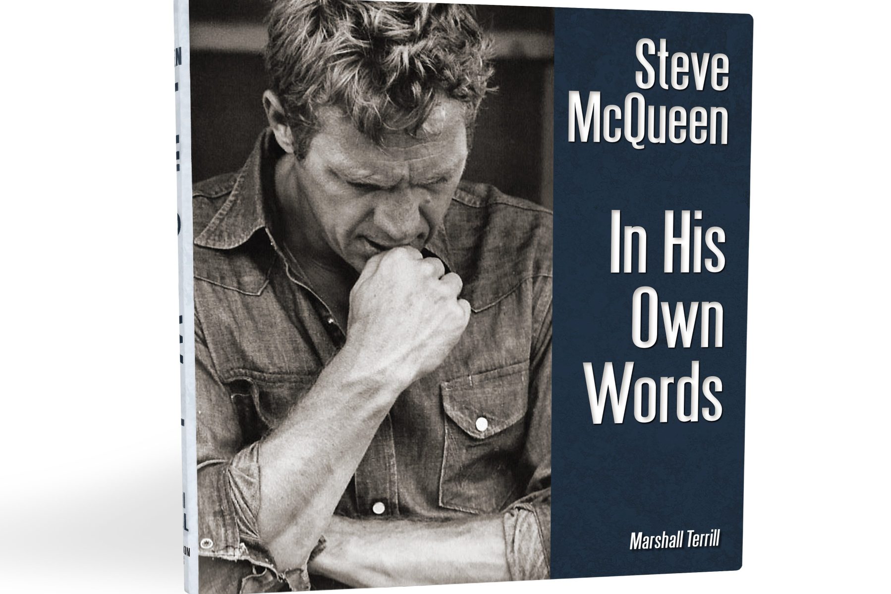 <p><a href="https://twitter.com/MarshallTerrill?ref_src=twsrc%5Egoogle%7Ctwcamp%5Eserp%7Ctwgr%5Eauthor">Marshall Terrill</a>, the author of six previous books about Steve McQueen, is putting out a seventh to honor of the 40th anniversary of the beloved actor’s death on November 7th. <a href="https://bookshop.org/books/steve-mcqueen-in-his-own-words/9781854432711"><em>Steve McQueen: In His Own Words</em></a> contains 450 quotations from McQueen himself alongside more than 500 photographs from McQueen’s early life and movie career, many of which have never been released until now. Today, we've got sneak peek at eight of those photos that span McQueen's life and career, along with some background notes from Terrill to help us better understand what drove the man who would become forever known as The King of Cool.</p>