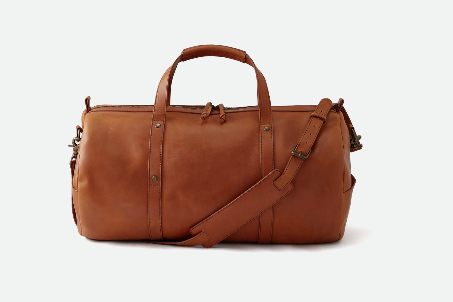 Standard Issue Leather Gym Duffle