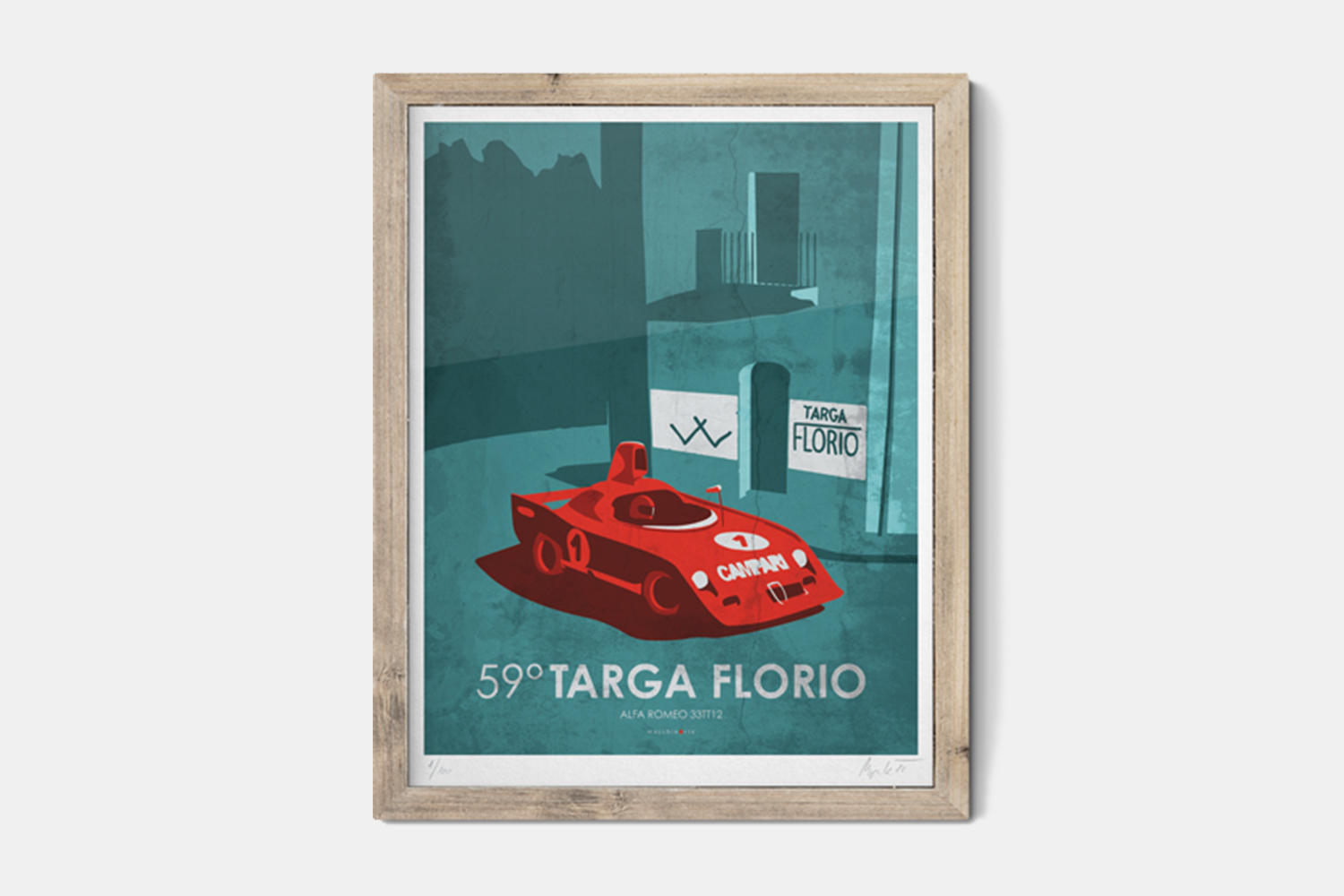 Blipshift Targa Florio Poster