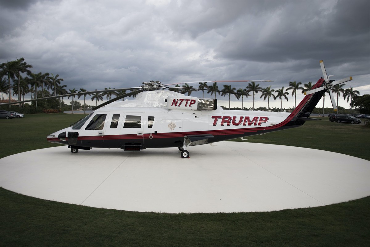 Trump helicopter for sale