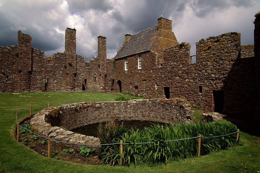 Inner courtyard of Dunnottar Castle, Stonehaven