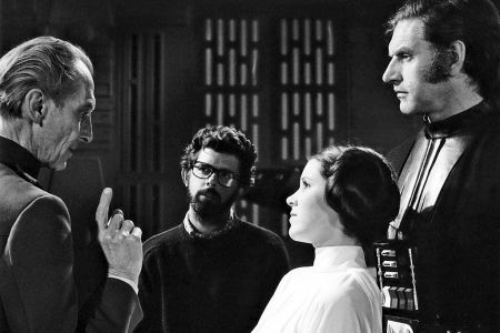 On the set of Star Wars: Episode IV - A New Hope