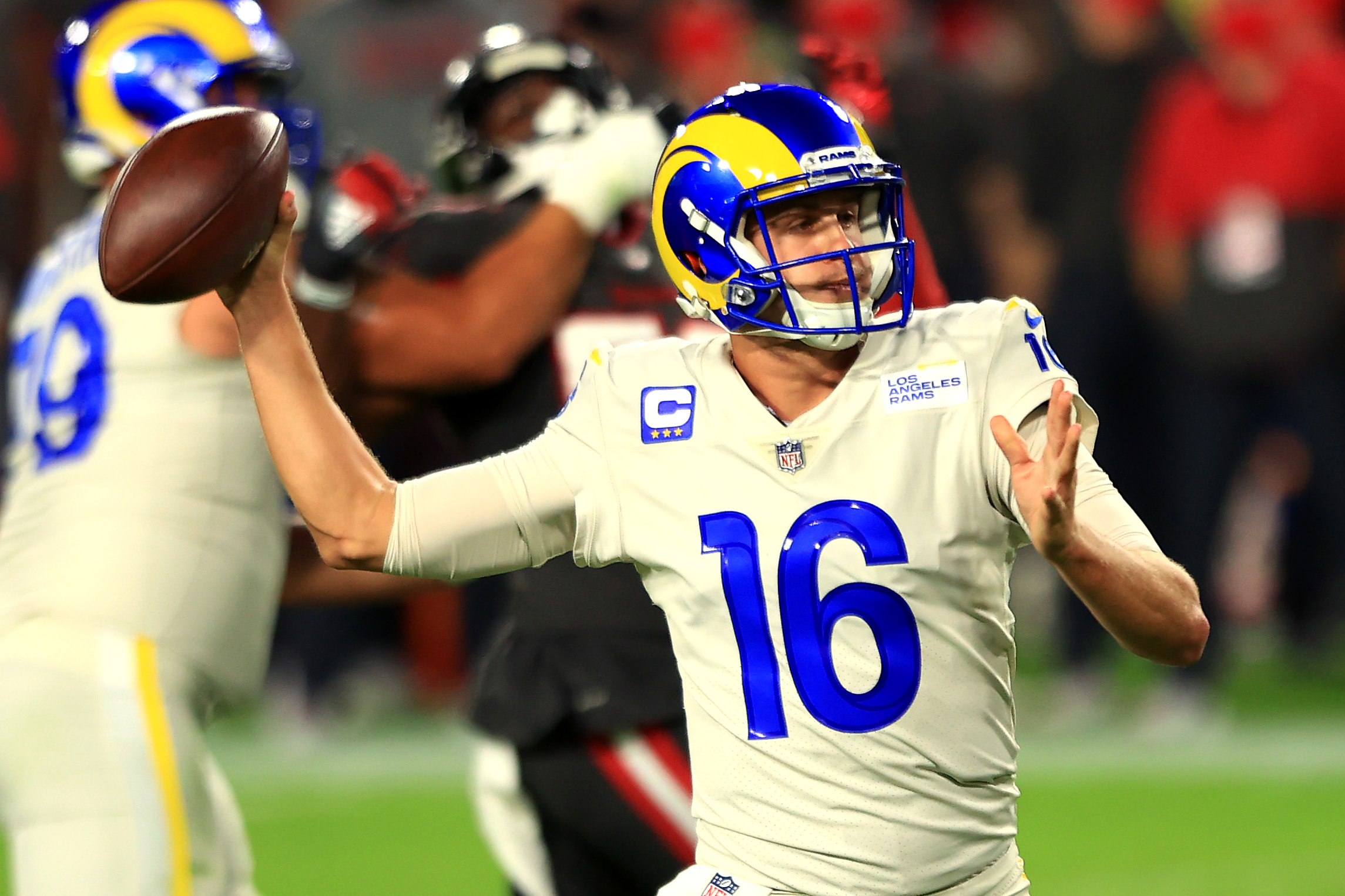 Tom Brady Outplayed by Jared Goff as Rams Beat Bucs on "Monday Night Football"