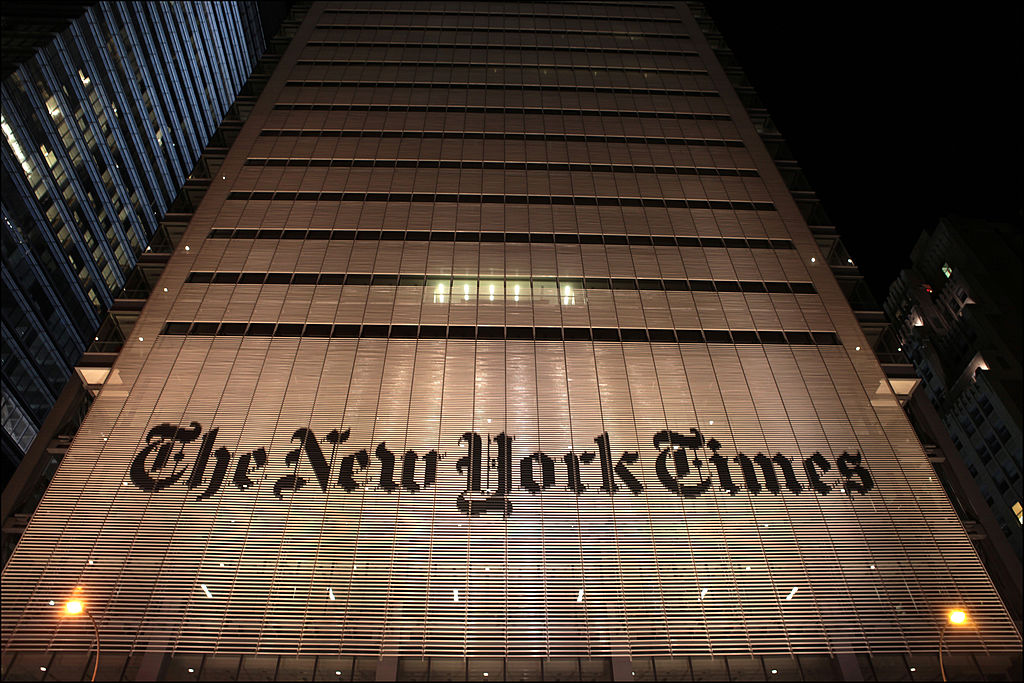 New York Times Building Exterior