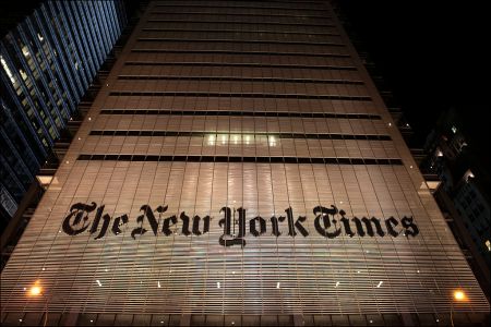 New York Times Building Exterior