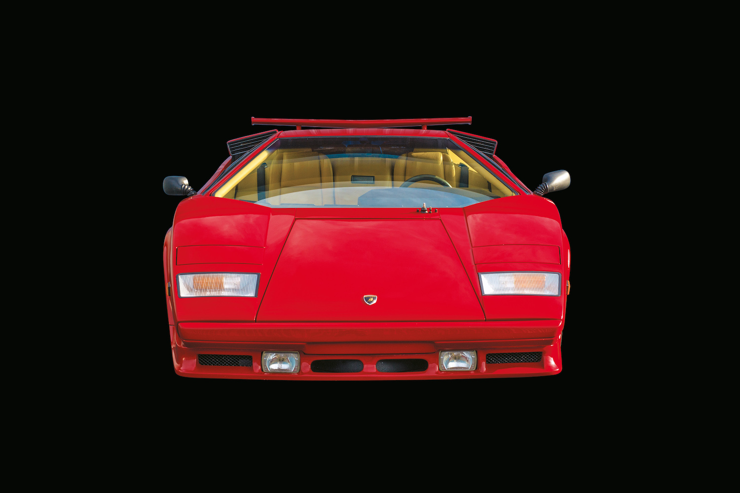 <strong>Matt Farah, 1988 Lamborghini Countach LP5000QV</strong><br>“As a kid of the ‘80s, there are certain iconic cars that just speak to you of that period. For me, the 911 is one, the Ferrari 308, but this Countach, which if you’ve ever sat in one, it’s like sitting in a living room — it’s huge inside. When Matt [Farah, host of <em>The Smoking Tire </em>podcast] pulled up with this in red, I just thought, wow, this is epic. A bunch of cars — like Spike [Feresten’s] car and [Paul] Zuckerman’s car and Matt’s car were all shot out at the Santa Monica airport where these guys all have hangars full of cars.”<br>