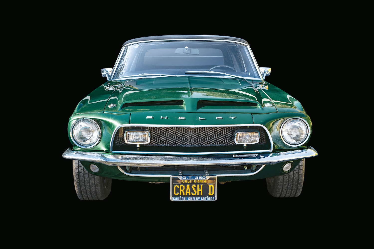 <strong>Kevin Costner, 1968 Shelby Mustang GT350 Convertible</strong><br>“Costner is my buddy’s neighbor. I always see him driving around in some little BMW or this crazy, pimped-out Nissan or Toyota all-terrain truck that he goes fishing in. Costner was like, ‘What are you up to nowadays?’ I said I’m doing this car book. He’s like, ‘You know I’ve got the <em>Bull Durham </em>Shelby Mustang sitting in that garage over there.’ So we go into his garage, there’s a washing machine and dryer, and we peel back the cover and there’s this ‘68 Shelby Mustang. It was the prop car that he somehow convinced the producers to sell him. He was telling me that he always keeps some souvenir out of every movie. And this is what I love about car guys — he just hands me the keys to the car: ‘Just park it and cover it when you’re done.’”
