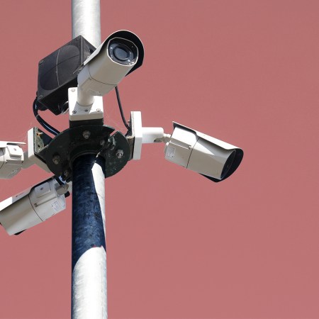 surveillance camera tower