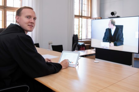 virtual court hearing