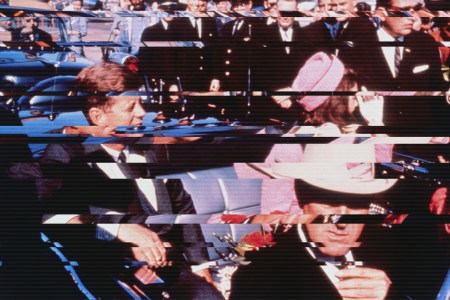 The Kennedy's moments before the President's assassination.