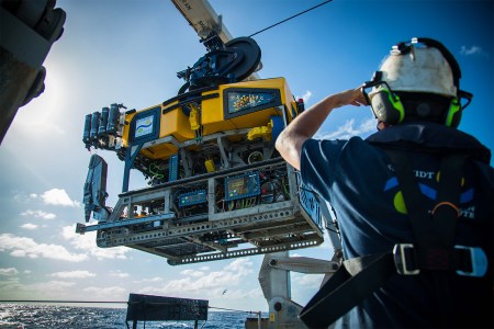 SuBastian robot on research vessel Falkor