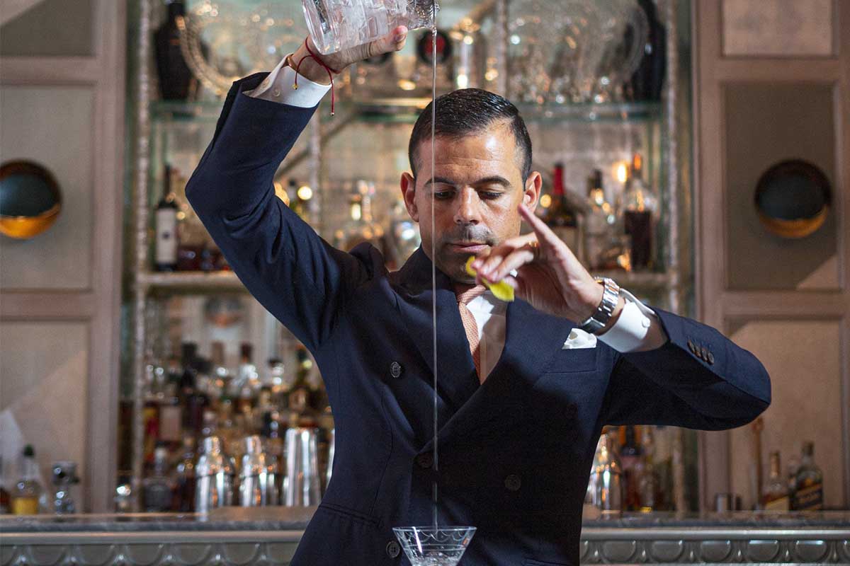 Agostino Peronne, the Connaught bar’s Director of Mixology