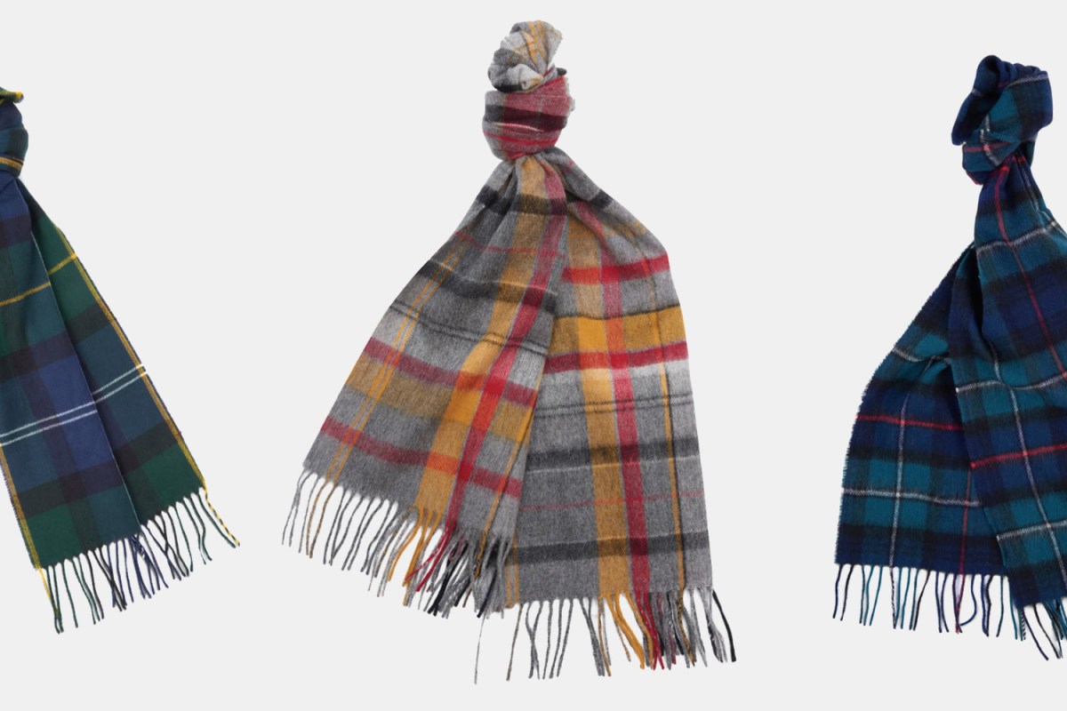 Deal: These Plaid Barbour Scarves Are 40% Off