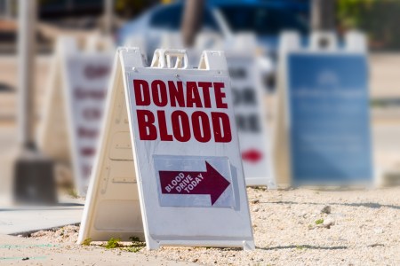 blood donation site