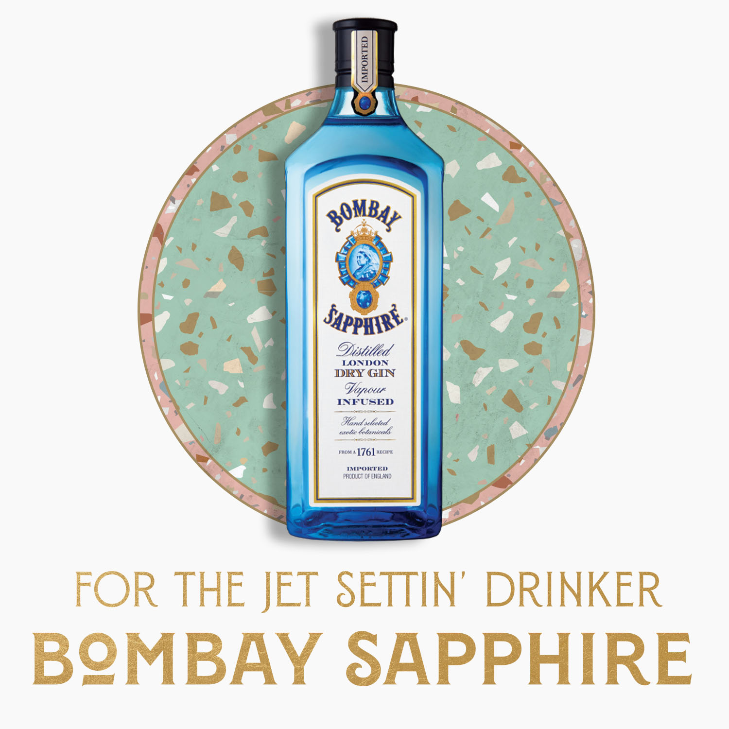 for the jet settin' drinker: bombay sapphire