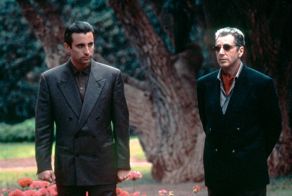 On the set of The Godfather: Part III
