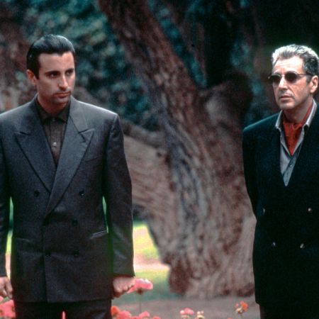 On the set of The Godfather: Part III